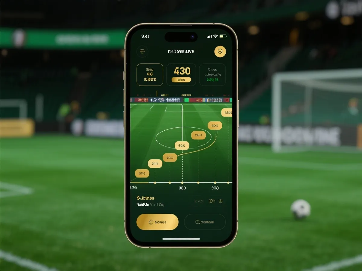 实时比分界面示意